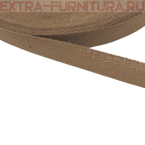 Лента киперная х/б 13 мм, цв.34 темно-бежевый, уп.50м (пл.2,8 г/м)