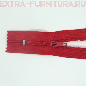 Молния Спираль н/р Т4, дл.18 см, цв.148 красный