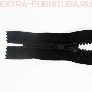 Молния Трактор Т5  1 замок 16 см, цв.322 черный н/р