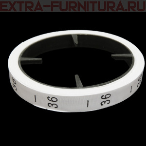 Размерник р-р 36, цв. белый, рул. 300 шт.