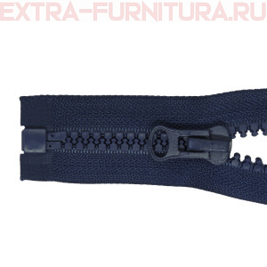 Молния Трактор Т8 1 замок 80см, цв.330 синий темный, LOGO