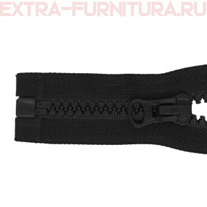 Молния Трактор Т8 1 замок 100см, цв. 322 черный, LOGO