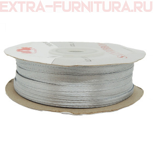 Лента атласная  3 мм  цв.179 серый рул.100м