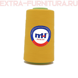 Нитки МН 40/2 п/э  5000 ярдов №139 т.желтый