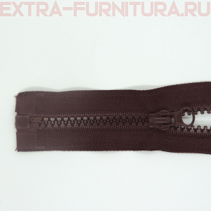 Молния Трактор Т5 1 замок 90см, цв.304 коричневый темный, LOGO