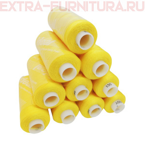Нитки IDEAL бытовые 40/2 366м, цв.136 желтый (уп.10шт)