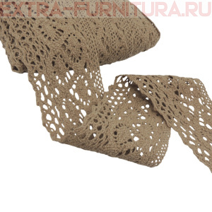Тесьма вязаная арт.TBY-6368.30 шир.50мм, цв.30 капучино, уп.10м