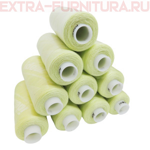 Нитки IDEAL бытовые 40/2 366м, цв.118 св.желтый (уп.10шт)