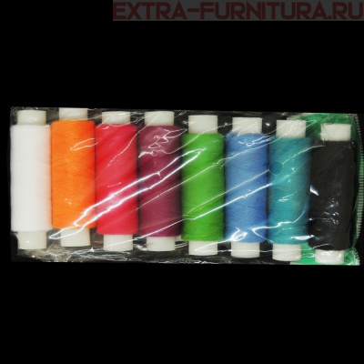 Нитки 50/2 150м набор "Яркий" (уп. 8цв*1 шт в ассортименте)