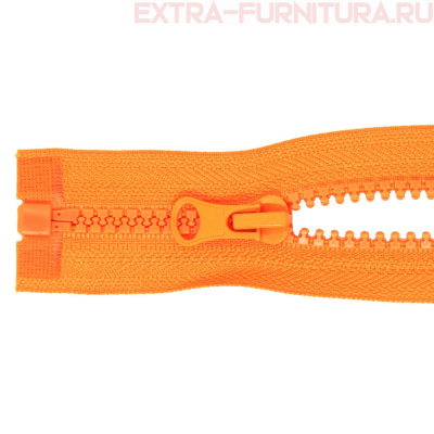 Молния Трактор Т5 1 замок 60см, цв.157 оранжевый, LOGO
