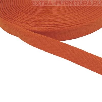 Лента киперная х/б 13 мм, цв.23 оранжевый, уп.50м (пл.2,8 г/м)