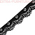 Кружево-стрейч TBY.1809 шир.35мм, цв.2 черный (уп.50м)