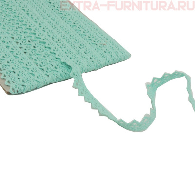 Тесьма вязаная арт.TBY-5036.24 шир.10мм, цв.24 мята, уп.10м