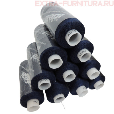 Нитки IDEAL бытовые 40/2 366м, цв.249 синий (уп.10шт)