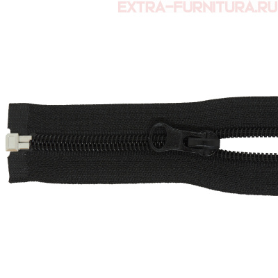 Молния Спираль разъемная дл. 30см, Т5, цв. черный LOGO