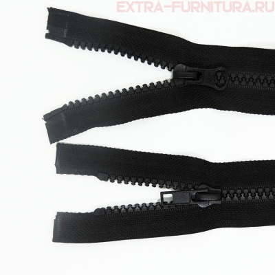 Молния Трактор Т5  2 замка 65 см, цв.322 черный